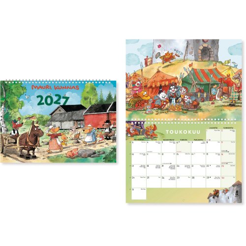Seinäkalenteri 2027 Cc 5627 mauri kunnas 285 x 420mm, hinta 20,38€