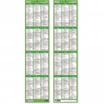 Cc 6706 pysty vuosikalenteri 2026 95 x 430mm