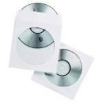 Cd/dvd -paperikuori valkoinen 50kpl