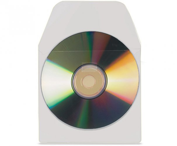 CD/DVD-tasku tarra+läppä 3L PP /10, hinta 5,04€