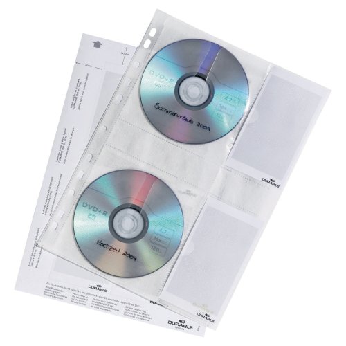CD-kansiotasku Durable a4 4 cd-levylle 5kpl, hinta 9,83€
