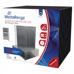 CD-kotelo Mediarange ohut kirkas/musta 25kpl