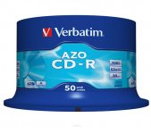 Cd-r-levy Verbatim AZO Crystal 700 MB 52x /50