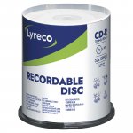 Cd-r Lyreco 80min 700mb 52x, spindle 100kpl
