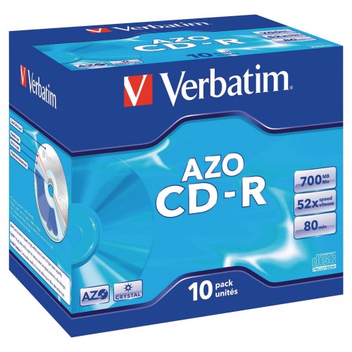 Cd-r Verbatim 80min 700mb 52x 10kpl, hinta 18,14€