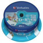 Cd-r Verbatim 80min 700mb 52x tulostettava spindle 25kpl