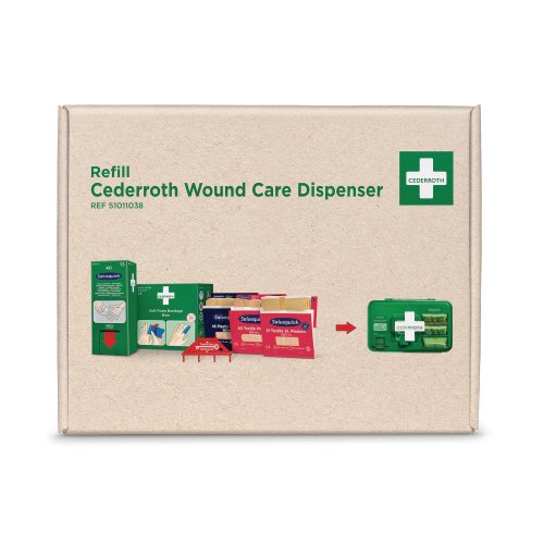 Haavanhoitoautomaatin Täyttöpakkaus Cederroth 51011038, hinta 35,70€