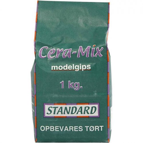 Kipsijauhe Cera-Mix 1 kg, hinta 3,49€