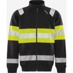 Collegetakki Fristads 7531 high vis lk1 musta/keltainen s