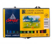 Kuivapastelliliitu Conté Carrés maisemavärit /12