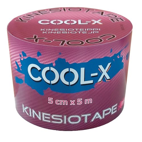 Kinesioteippi Cool-x pinkki 5cm x 5m, hinta 8,78€