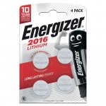 CR2016 paristo Energizer 3v litiumparisto 4kpl