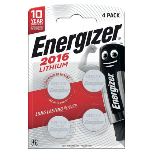 CR2016 paristo Energizer 3v litiumparisto 4kpl, hinta 7,89€