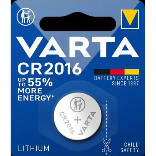 CR2016 paristo Varta Lithium Coin litiumparisto, hinta 1,09€
