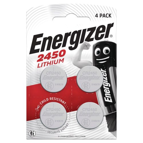 CR2450 paristo energizer litiumparisto 4kpl, hinta 8,86€