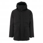 Craft urban topattu parka musta s
