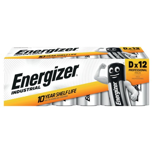 D LR20 paristo Energizer industrial 1.5v 12kpl, hinta 20,25€