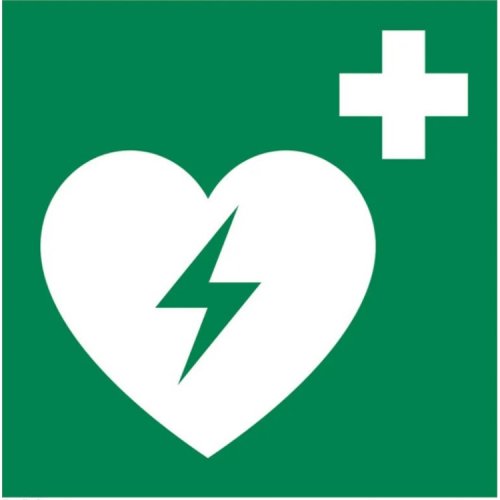 Defibrillaattori Opastekyltti, hinta 19,07€
