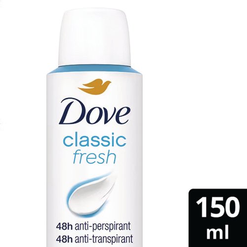 Deodorantti Dove 48h classic spray 150ml, hinta 6,72€