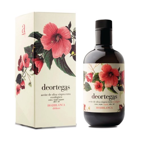Deortegas hojiblanca extra virgin luomu oliiviöljy 500ml, hinta 37,80€