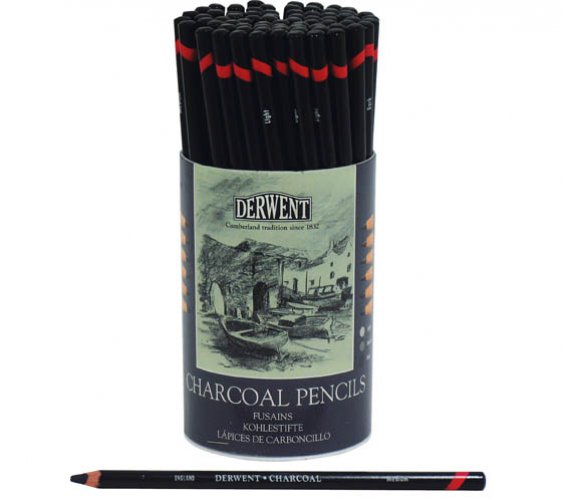 Hiilikynä Derwent Charcoal Pencil /72, hinta 125,13€