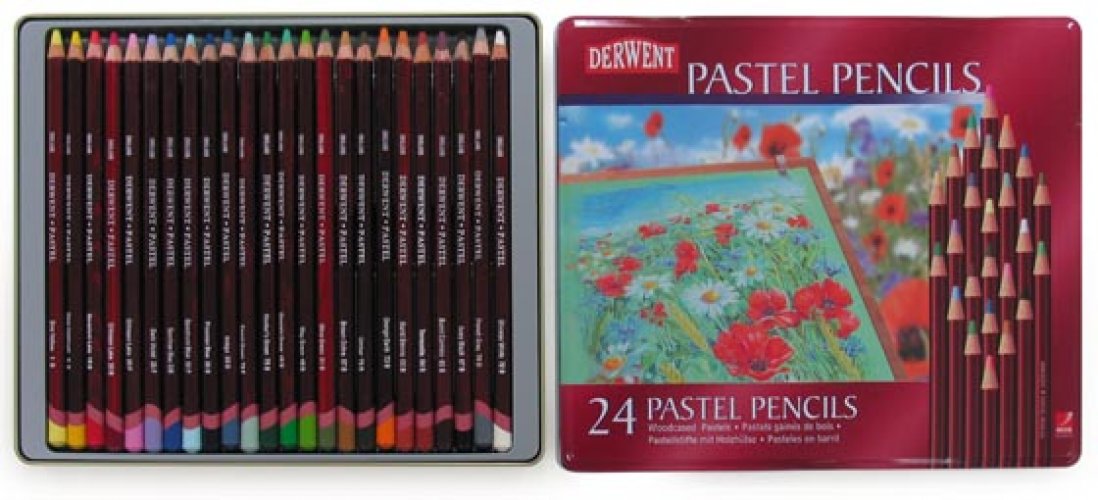 Pastellikynä Derwent Pastel värilajitelma /24, hinta 39,37€