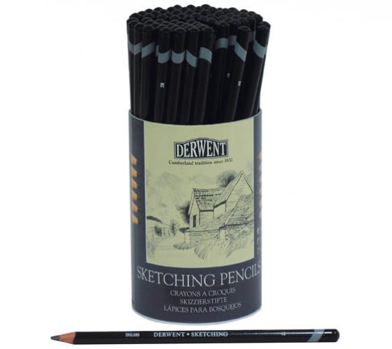 Luonnoskynä Derwent Sketching HB, 2B ja 4B /72, hinta 149,66€