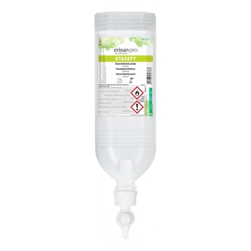 Desinfektioaine käsille Erisan Pro Etasept 1L dispenso, hinta 20,79€