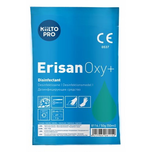 Desinfektioaine Kiilto Pro Erisan Oxy+ 50 g, hinta 3,77€
