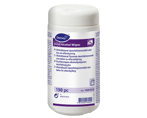 Desinfektiopyyhe Suma Alchohol Wipes 150 kpl, hinta 19,10€