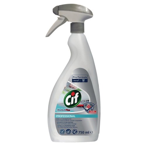 Desinfiointiaine Cif alcohol plus 750ml, hinta 7,28€
