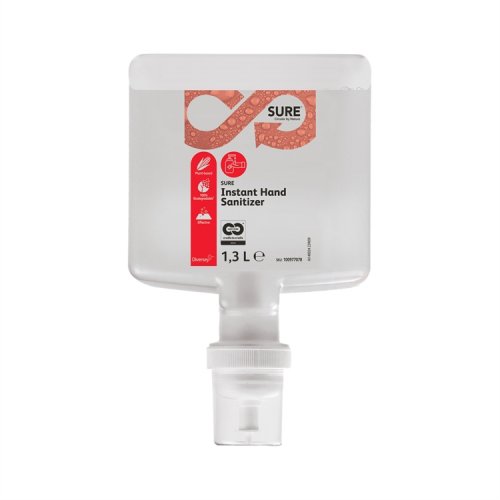 Desinfiointivaahto SURE Instant Hand Sanitizer 1,3l, hinta 38,97€