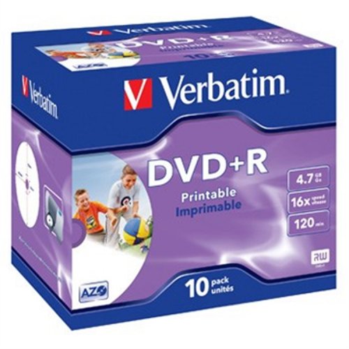 Dvd+r printable/10 Verbatim, hinta 11,06€