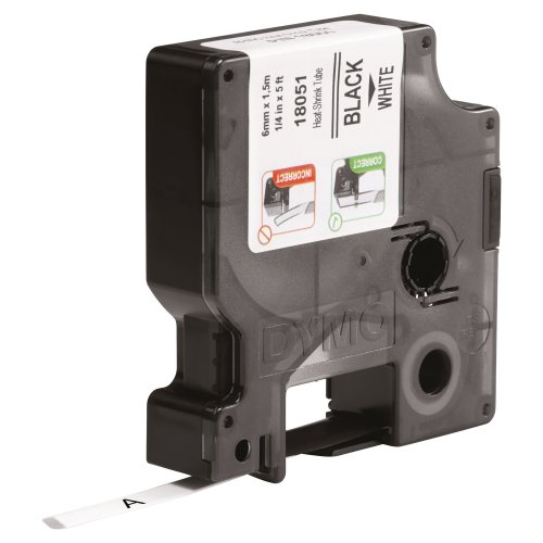 Dymo 18051 tiivistysteippi 6mm mus/val, hinta 45,81€