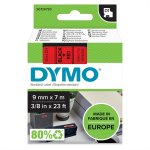 Dymo D1 Teippi 40917 9 mm punainen/musta