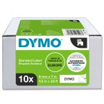 Dymo D1 Teippi 41913 9 mm musta/valkoinen /10