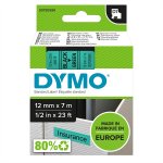 Dymo D1 Teippi 45019 12 mm vihreä/musta