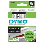Dymo D1 Teippi 45800 19 mm kirkas/musta