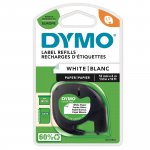Dymo Letratag Nauha 12mm x 4m paperi valkoinen