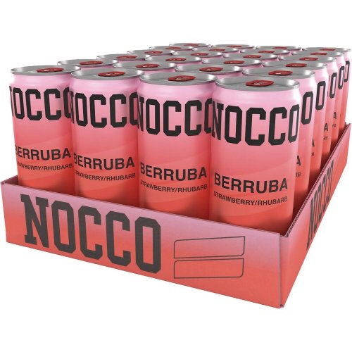 Energiajuoma Nocco bcaa berruba 330ml 24kpl, hinta 67,74€