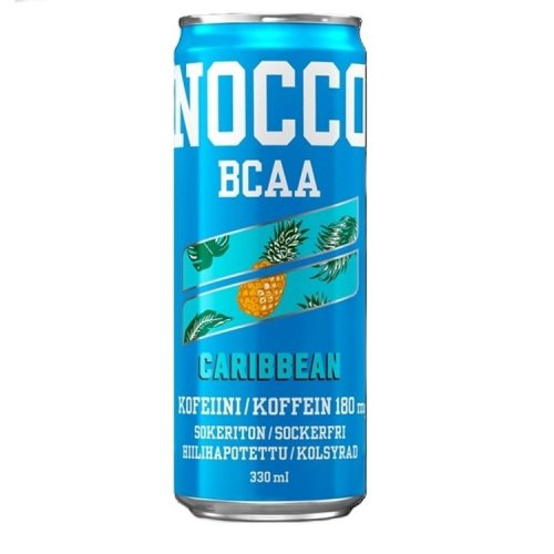 Energiajuoma Nocco BCAA Caribbean 24 x 0,33L, hinta 68,83€