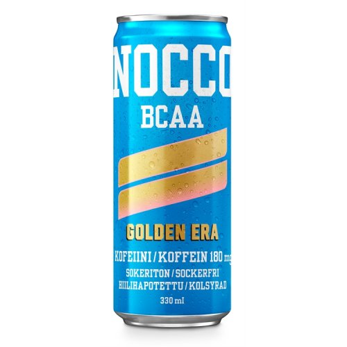 Energiajuoma Nocco BCAA Golden Era 24 x 0,33L, hinta 68,83€