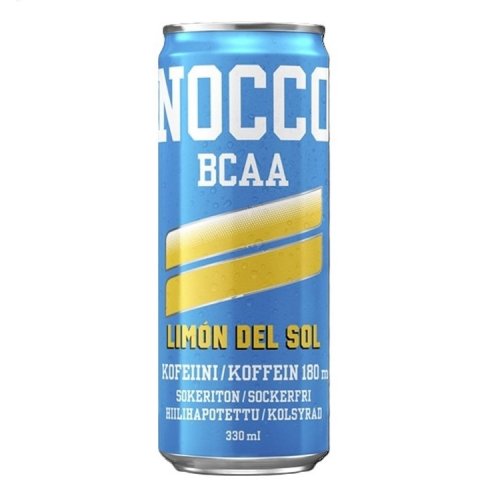 Energiajuoma Nocco BCAA Limon Sol 24 x 0,33L, hinta 68,83€