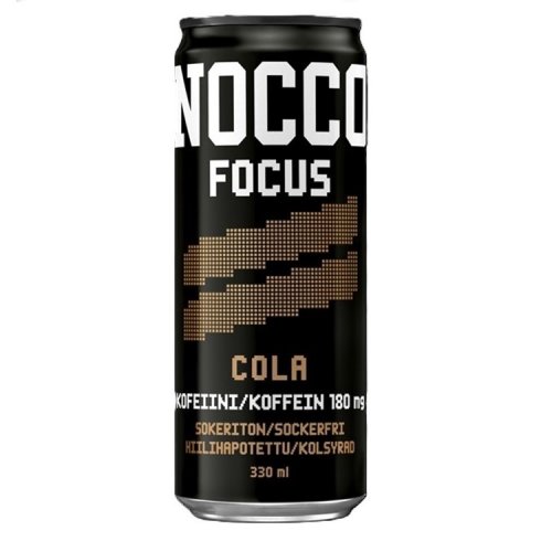 Energiajuoma Nocco Focus Cola 24 x 0,33L, hinta 68,83€
