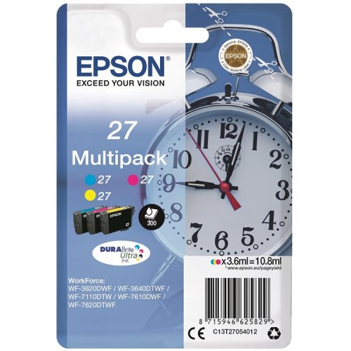 Epson muste  27 WF-3620 3-väri, hinta 39,36€