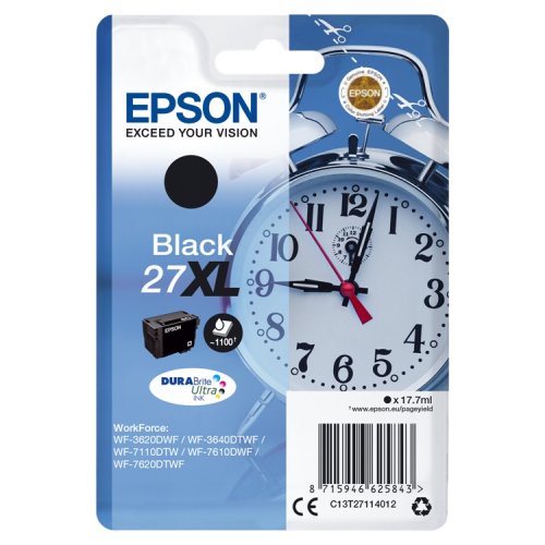 Epson muste  27XL WF-3620DWF/WF-7110DTW musta, hinta 44,06€