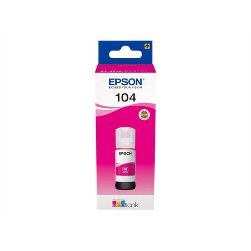 Epson muste 104 EcoTank magenta 7,5K, hinta 10,30€