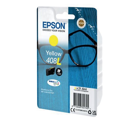 Epson muste 408L keltainen värikasetti, hinta 80,04€