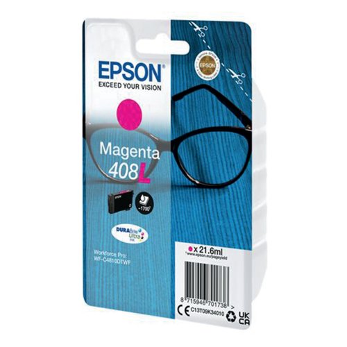 Epson muste 408L magenta värikasetti, hinta 80,04€