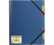 Esijärjestin Exacompta Forever A4 PP 8-osainen sininen